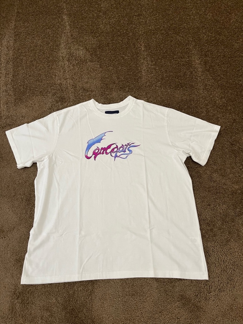 Concepts CNCPTS White Graphic Logo T-Shirt NWOT Streetwear Tee Size 3xl